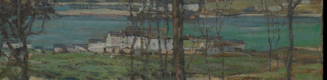 The painter, an American, loved depicting English coastal scenes.