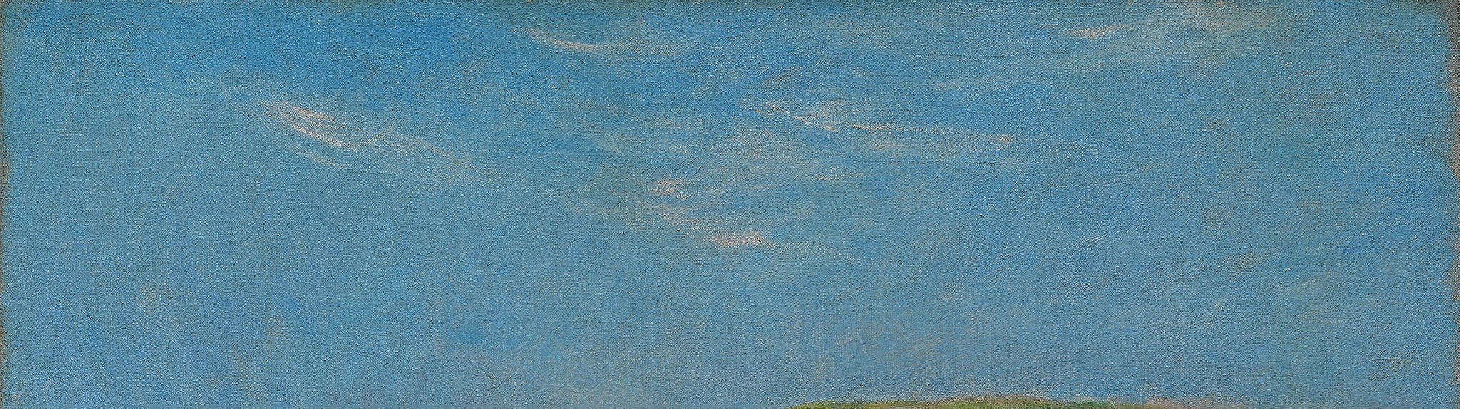 This painting captures a fleeting moment, a perception of nature.