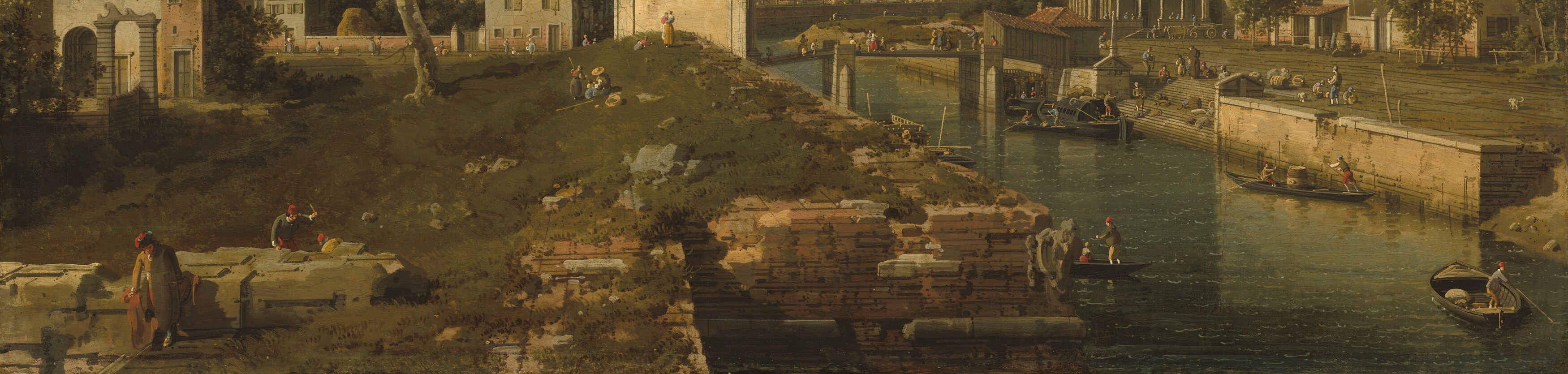 The scene shows Venice's investment in its mainland territories.