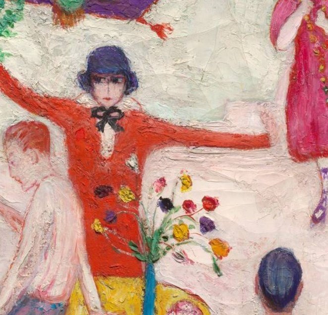 She often painted her friends, family, and social life.