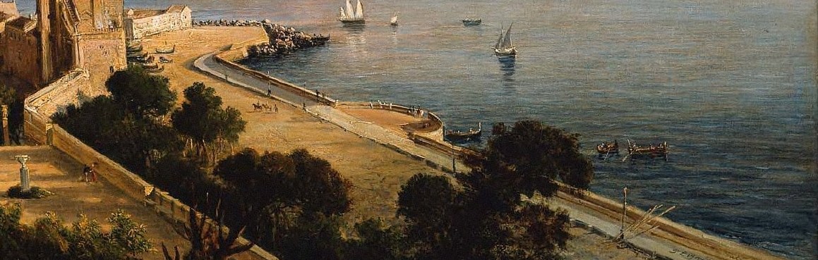George Loring Brown painted it in 1856, mid-career in Italy.