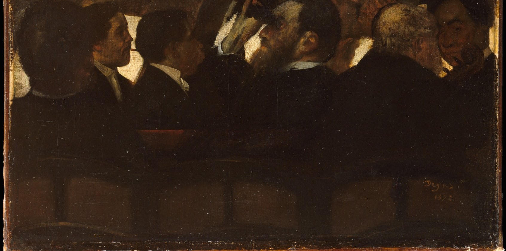 So he came to the opera to watch the living.