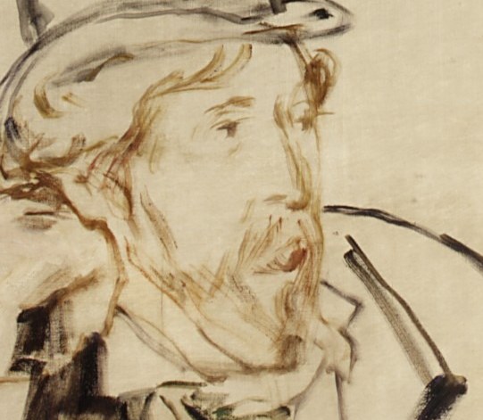 Manet painted him in 1878, just five years before his own death.