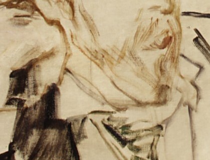 Moore wrote that Manet wanted to paint him "leaning on my stick."