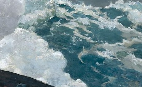 Now look into the steep face of the wave.