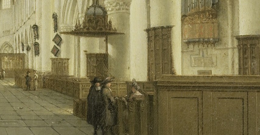 This church was the center of Haarlem life in 1660.