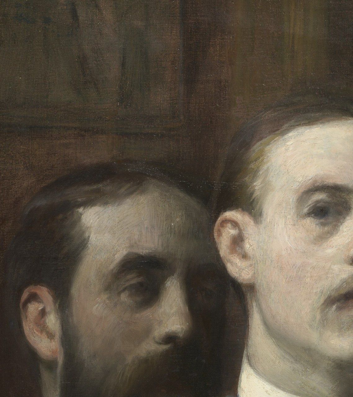 Here, he paints himself with Raphael de Ochoa.
