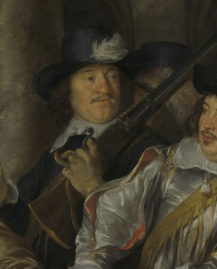 Lieutenant Lucas Conijn, by contrast, glances sideways, more relaxed.