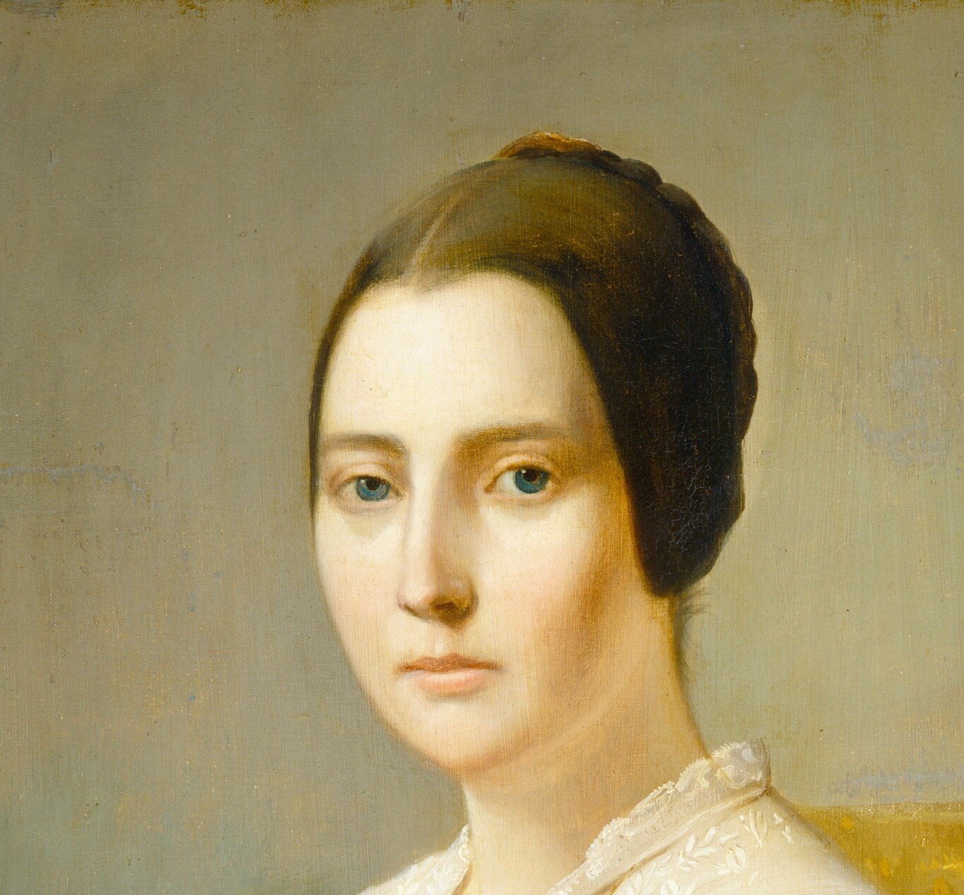In the 1840s, women were rarely painted staring back.