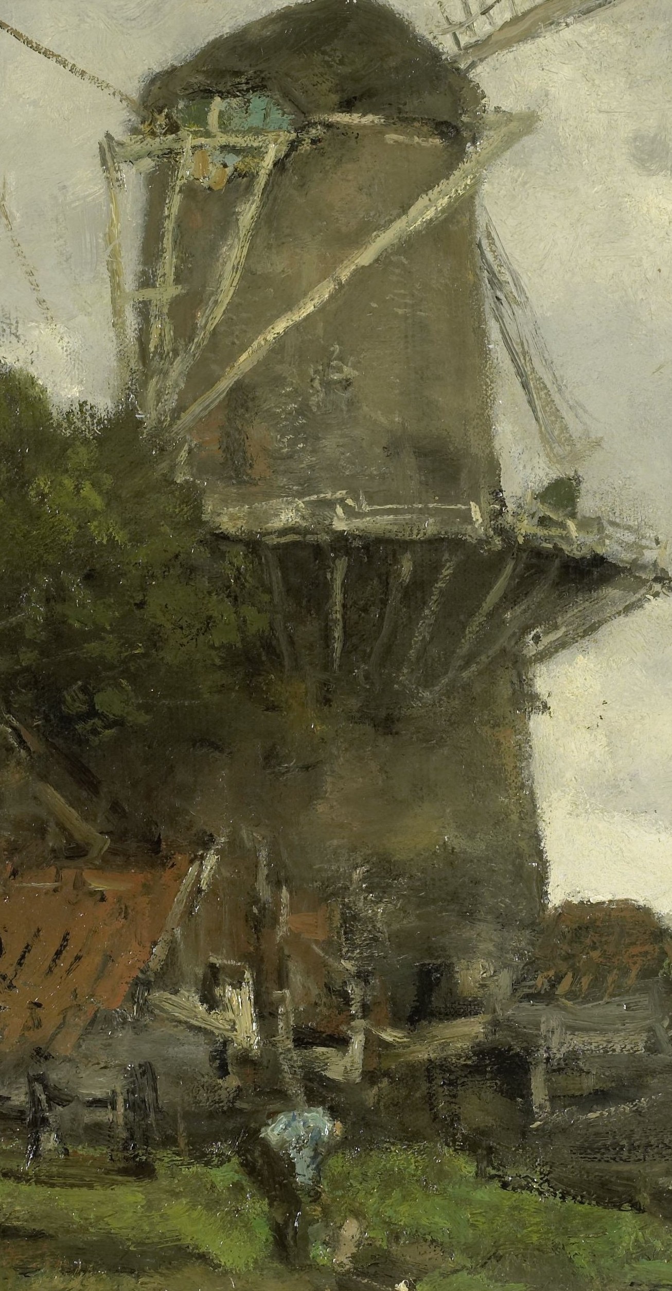 The painter, Jacob Maris, was a leader of the Hague School.