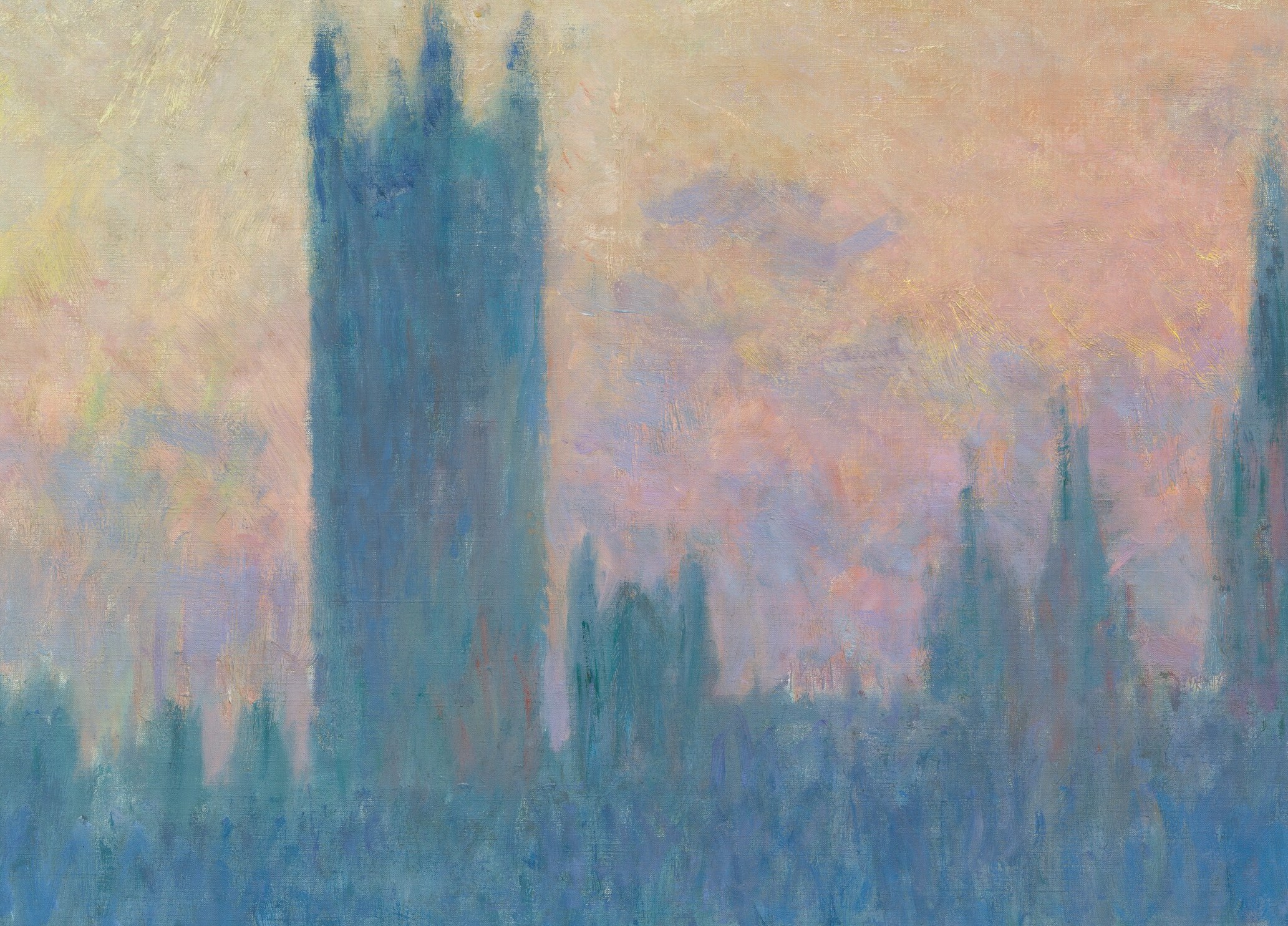 He painted these Houses of Parliament over 100 times.