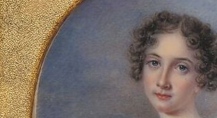 The ivory allowed light to shine through the paint, making her luminous.