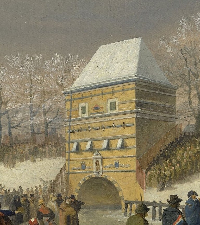The painter recorded the entire vibrant scene that very year.