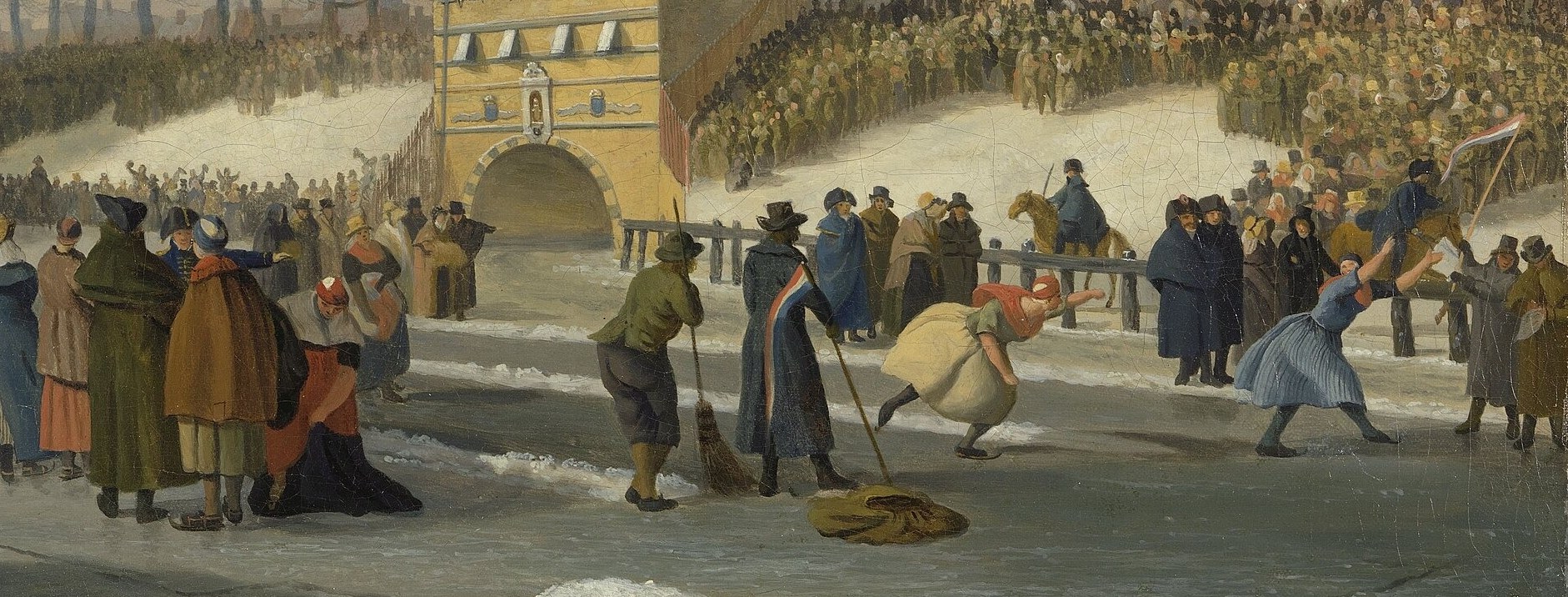 Hundreds gathered for a women's skating competition in Leeuwarden.