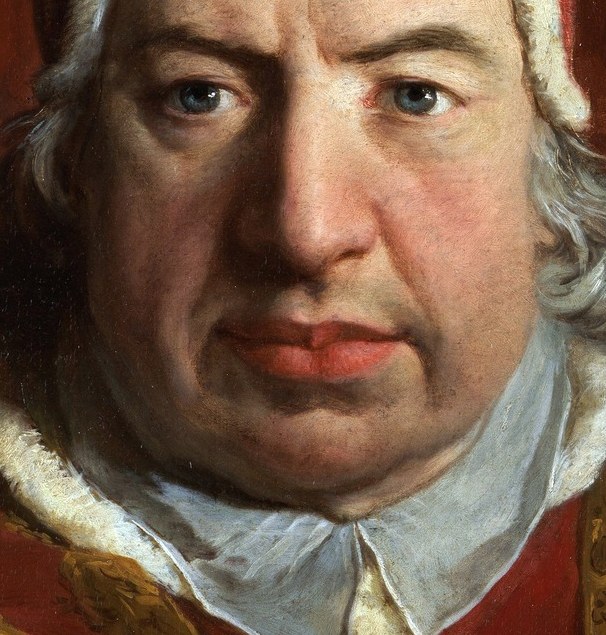 The artist, Pierre Subleyras, captured a man of authority.