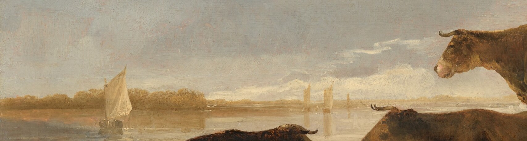 He painted these luminous riverside scenes in Dordrecht, his hometown.