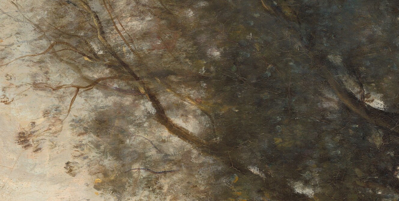 Look at how he painted the leaves.