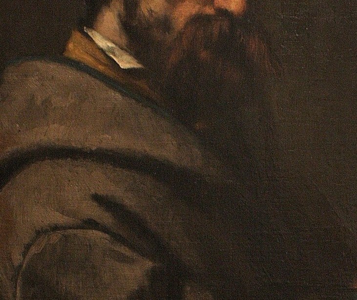 Gustave Courbet believed personality lives in the body, not the gaze.