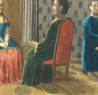 The painter worked in the American folk art tradition of the 1800s.