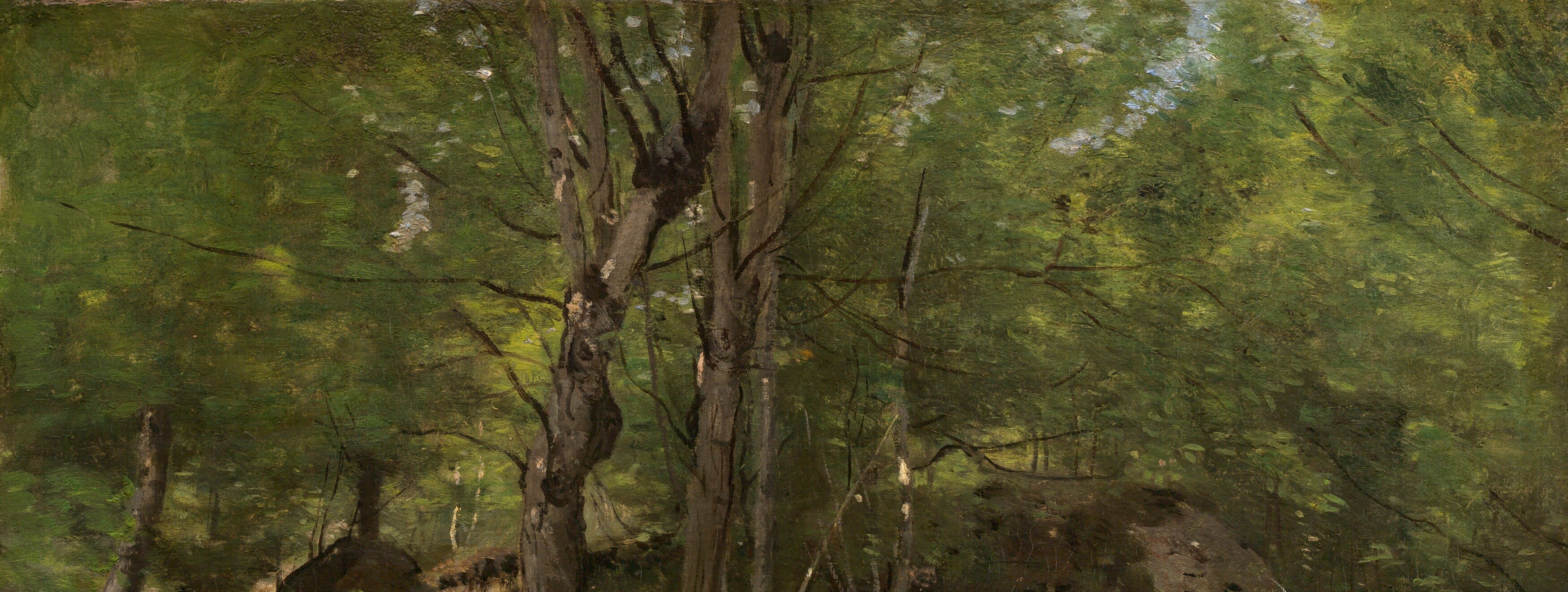 The forest feels alive with his brushstrokes.