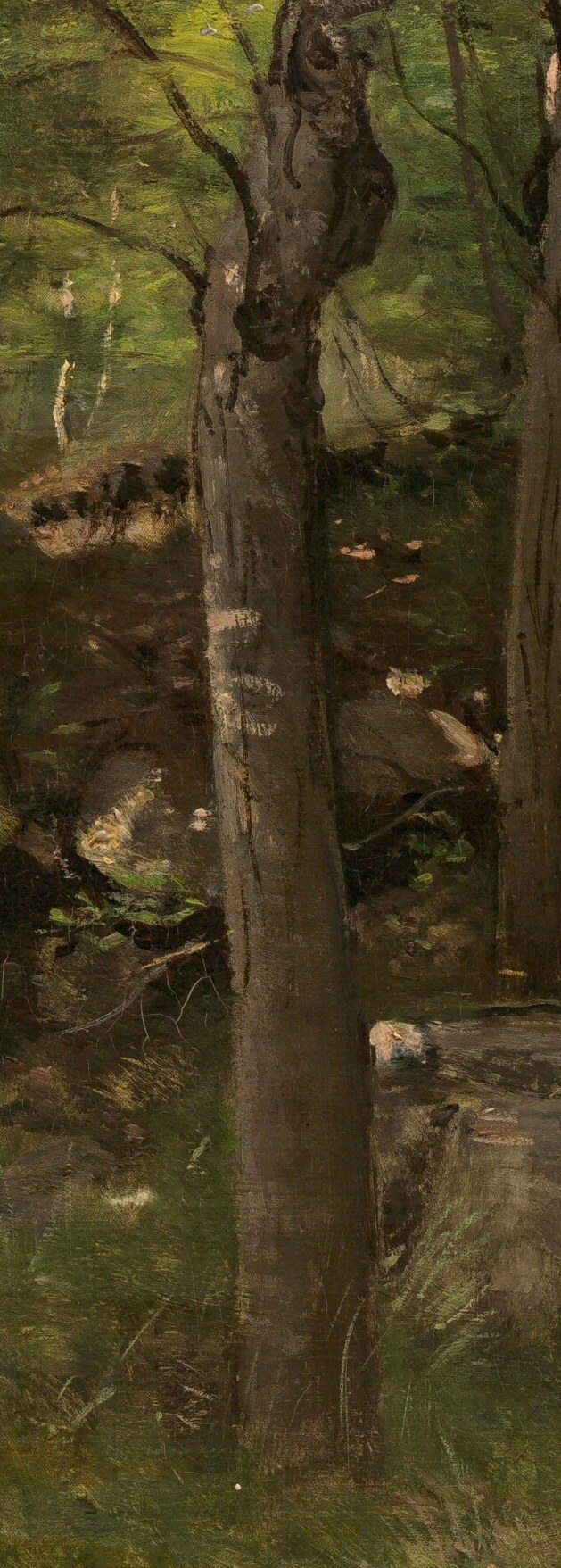 He walked the Forest of Fontainebleau daily, painting outdoors.