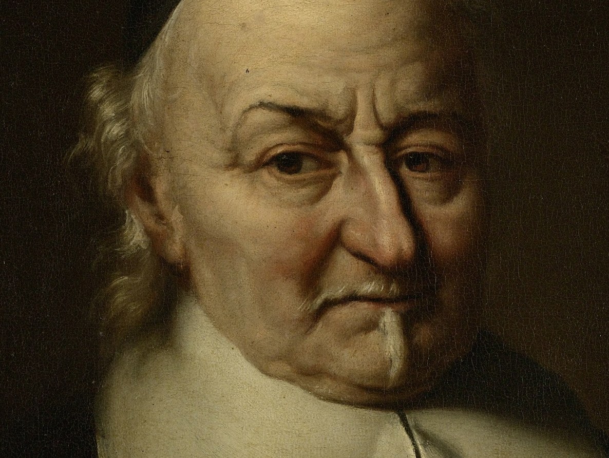 He was painted by Philips Koninck in 1674, late in life.
