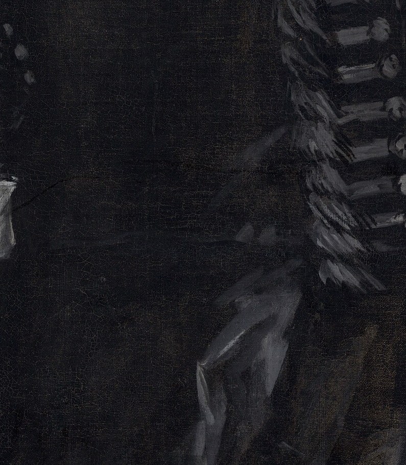 He renders hands with economy and lively movement.