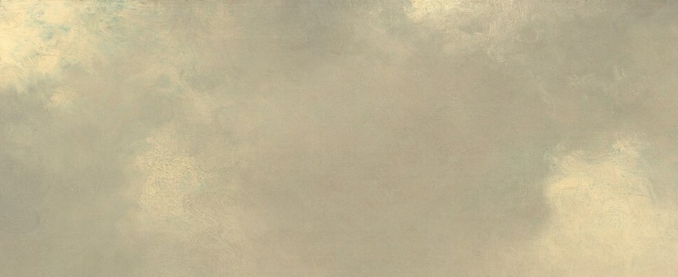 The hallmark Luminist phenomenon , diffuse light emanating from within the cloud mass rather than from a visible sun, creating an interior radiance that electrifies the whole scene
