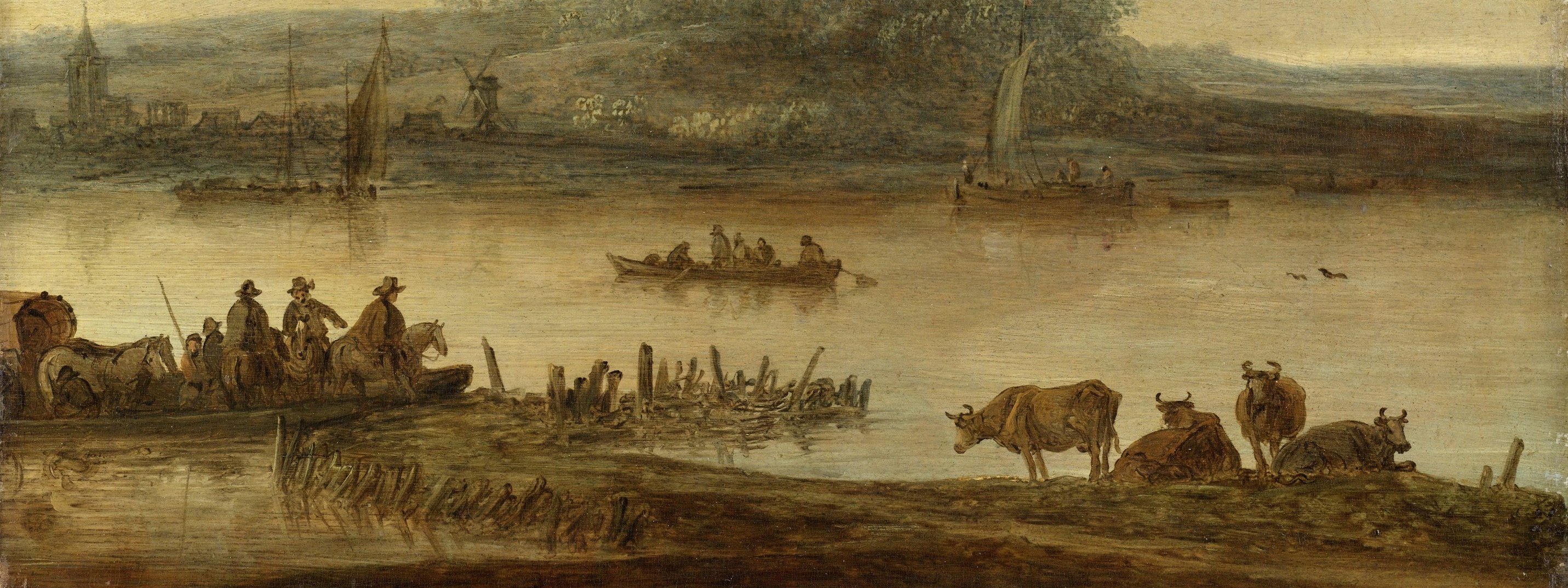 Look closely at the water's surface.