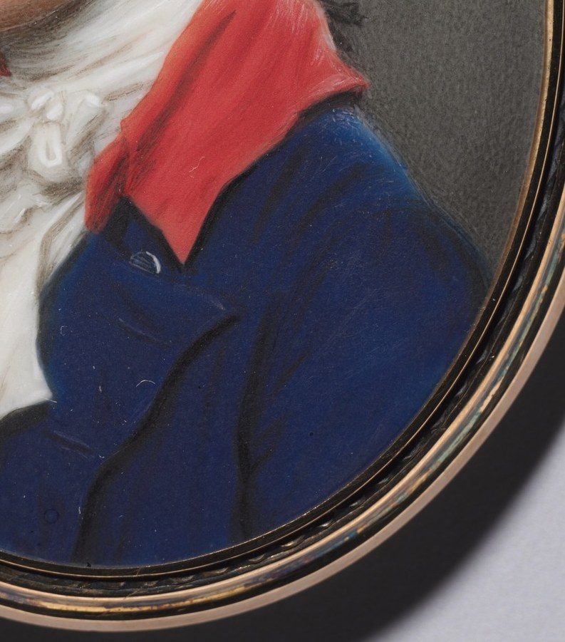His use of chiaroscuro creates depth, making the man seem lifelike.