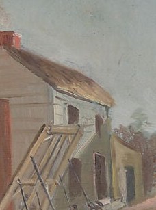 One man rides the bare timbers. No harness. No net.