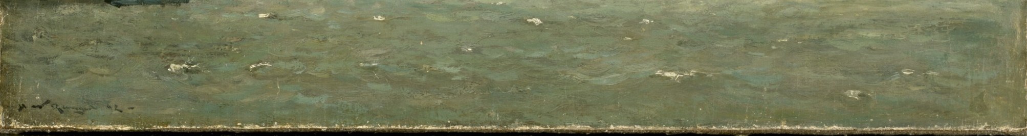 Look at the subtle ripples in the foreground water.