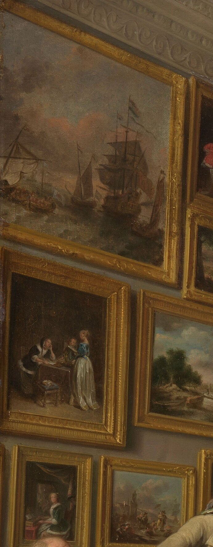 Tightly packed frames floor-to-ceiling reveal the maximalist collecting ethos of late 18th-century Dutch taste