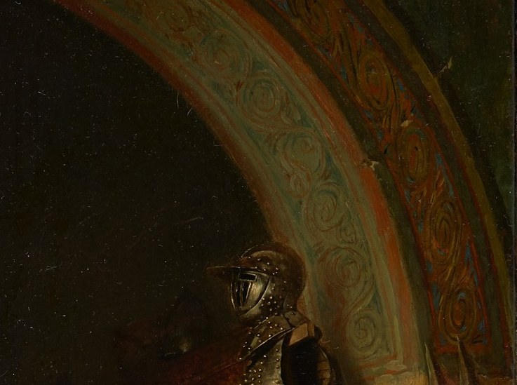 But look closer, to the ornate archway in the back.