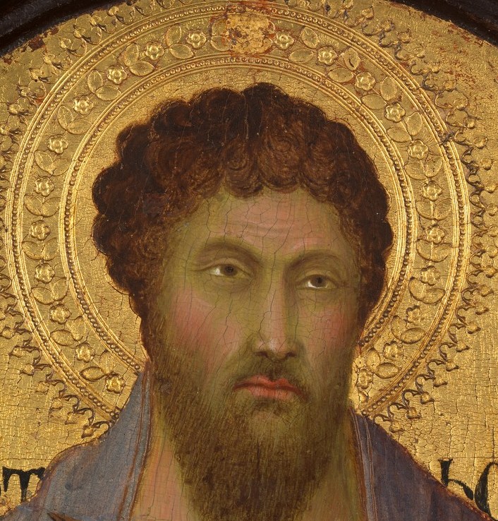 That frontal gaze was meant to hold you in prayer.