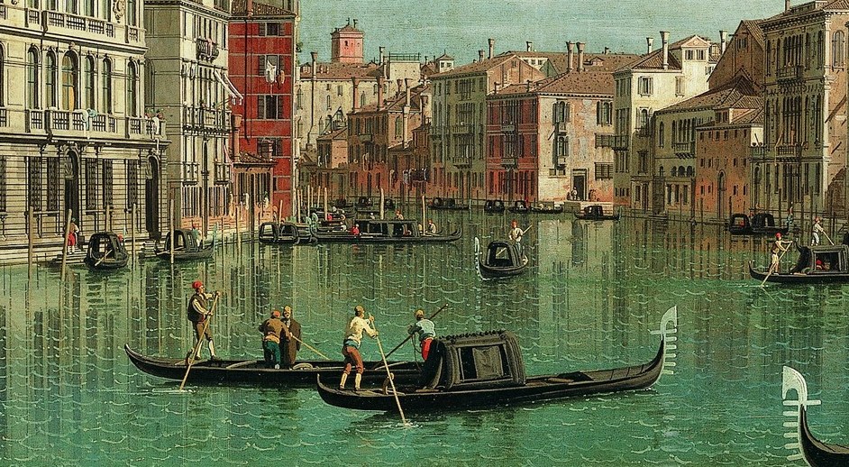 A view of Venice by Canaletto.