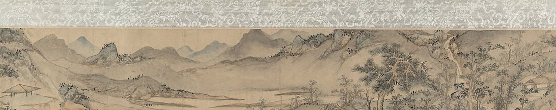 The ink is diluted to near-transparency to push these peaks into infinite distance, a demonstration of atmospheric recession achieved with water alone, no perspective geometry