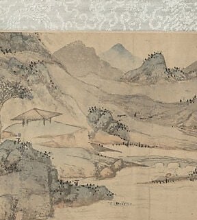 But this scroll spent the last century in Japan.