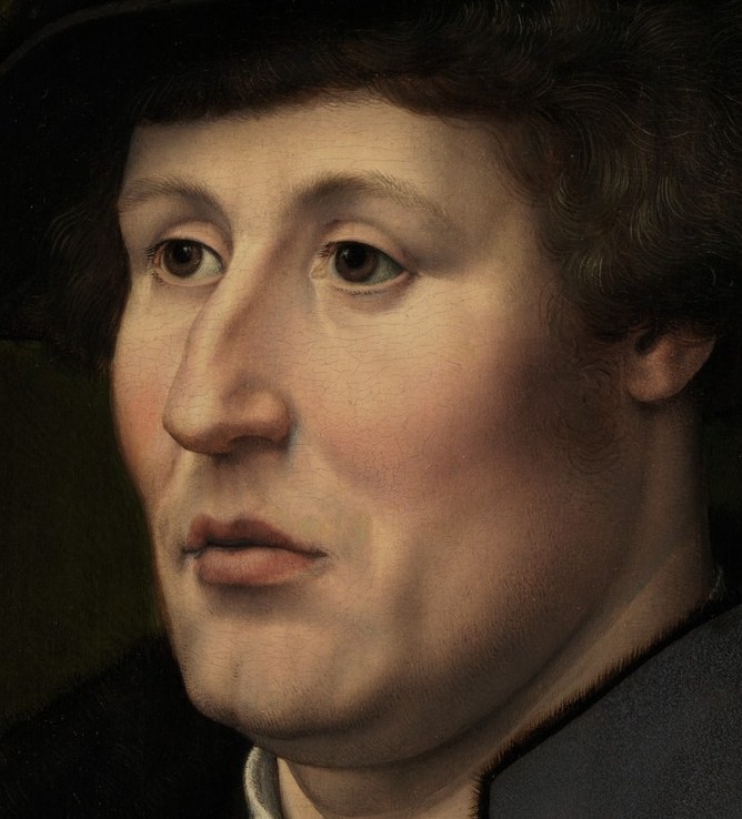 The face shows Romanist skill.