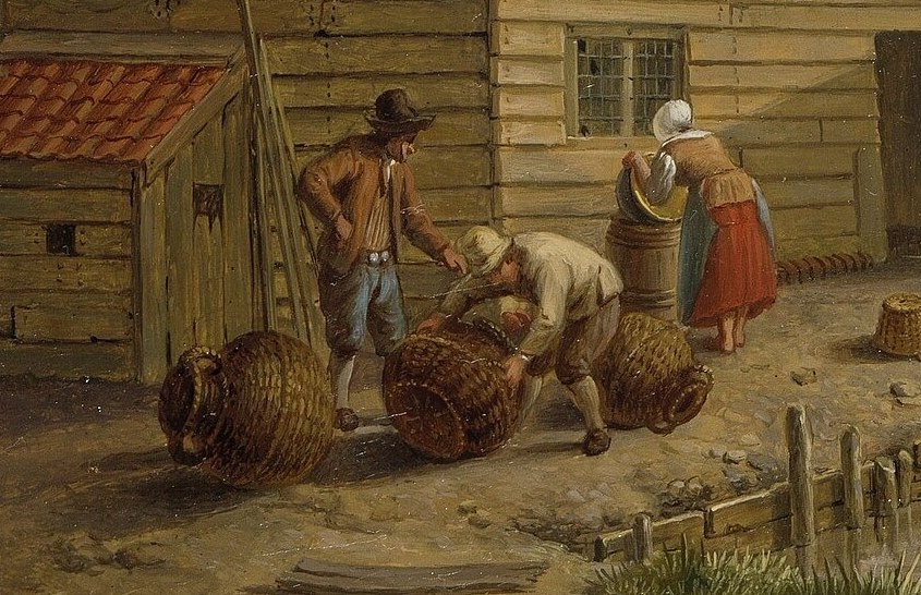 People extract peat for fuel, and fish for food.