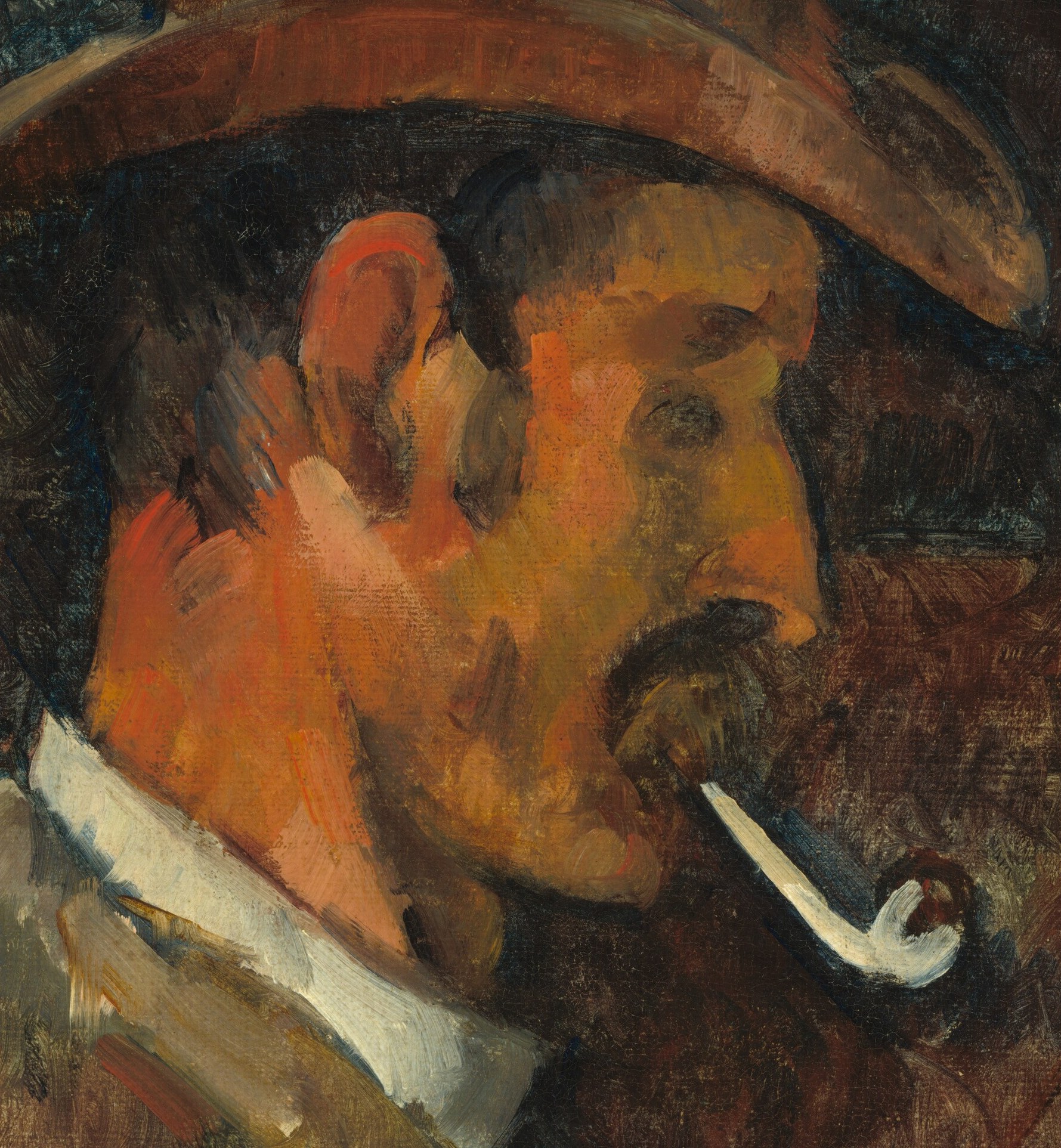 He was likely a laborer, a common model for this artist.
