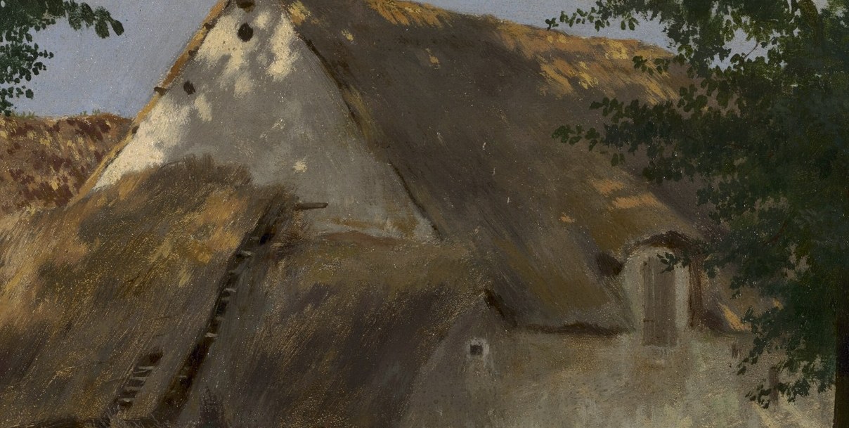 But her trick shines on the farmhouse roof.
