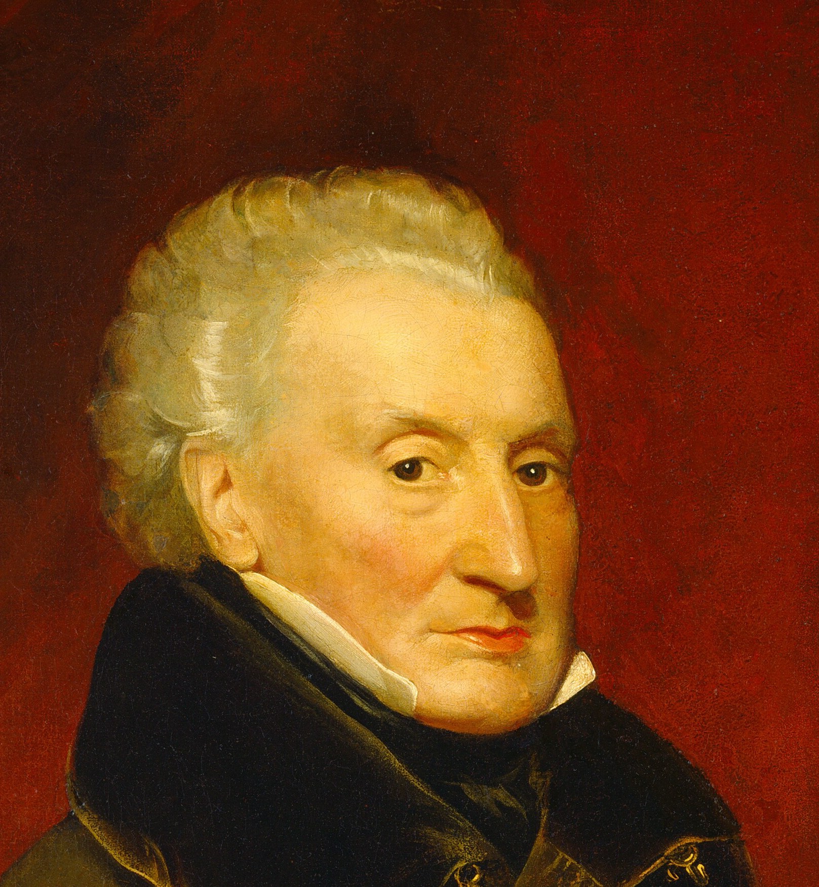 His face shows the honest likeness favored in America.