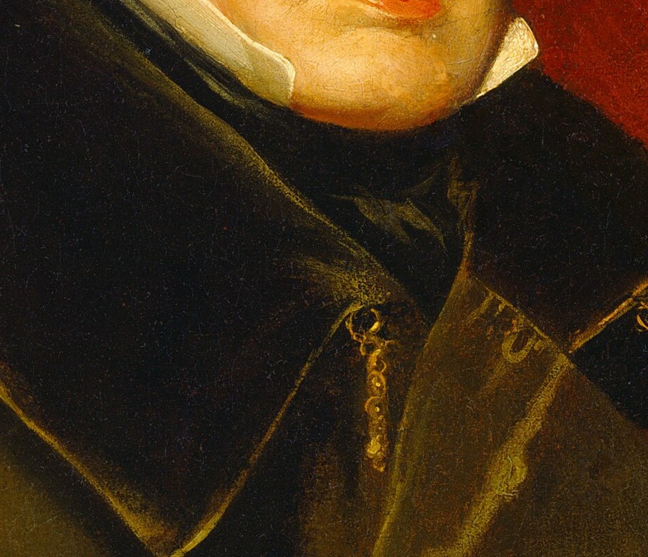 His crisp cravat was a key status marker.