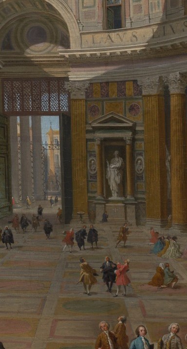 Panini created these paintings as souvenirs for Grand Tour travelers.