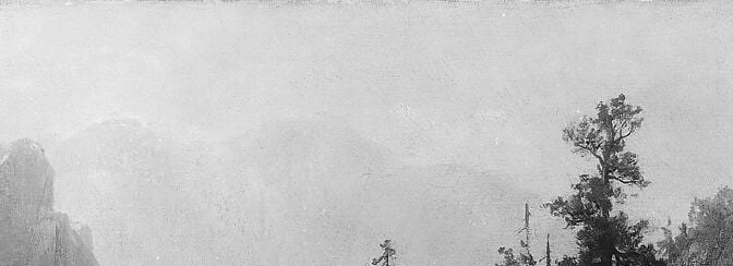For Bierstadt, light punching through darkness was a sign of providential order.