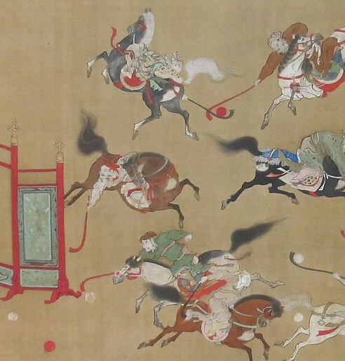 See the tangled bodies of other horses?