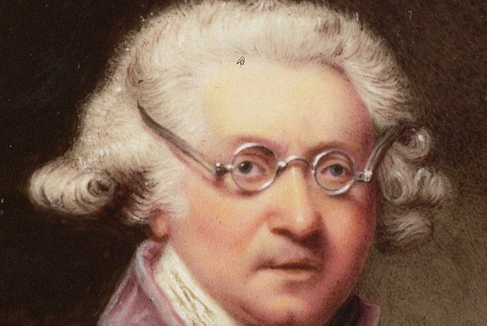 His famous round spectacles were useless.