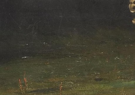 They pursue this wolf through a dramatic, wild landscape.