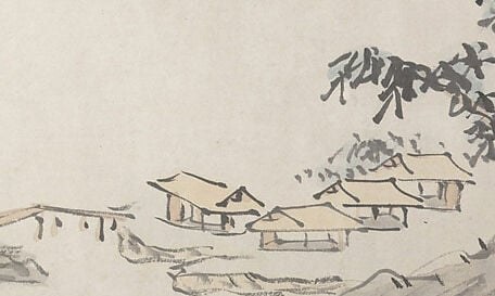 Houses nestled into the hillside. The recluse who chose simplicity.